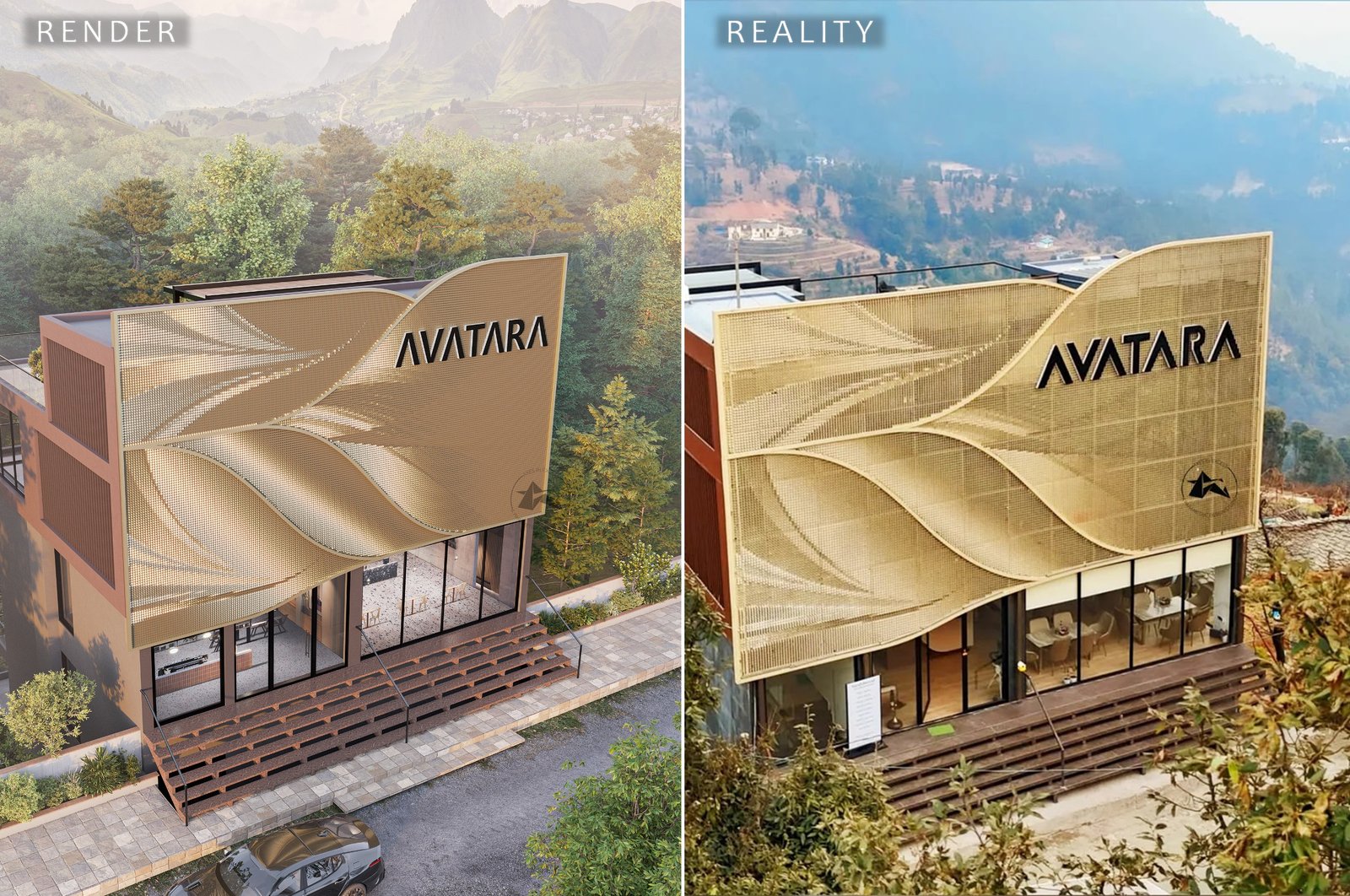Precision fabricated aluminium facade installation Precision fabricated aluminium facade installation