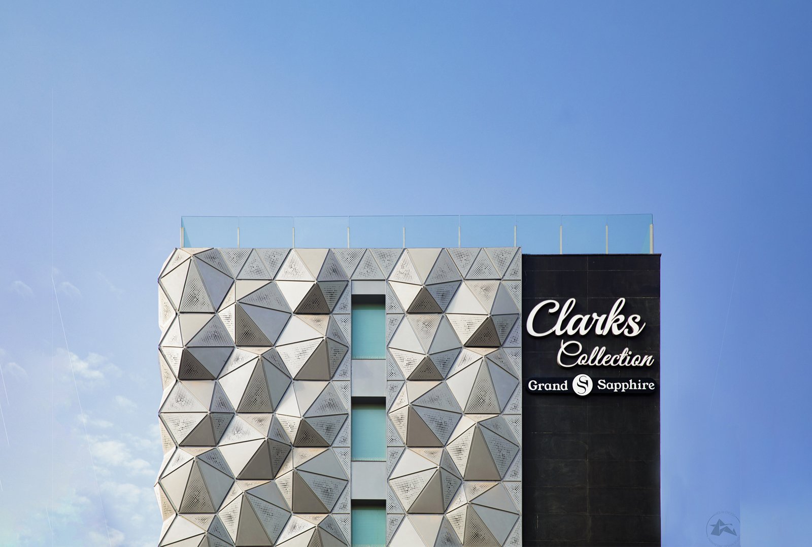 Axes in Excess metal facade: Leading the way in cutting-edge architectural design.