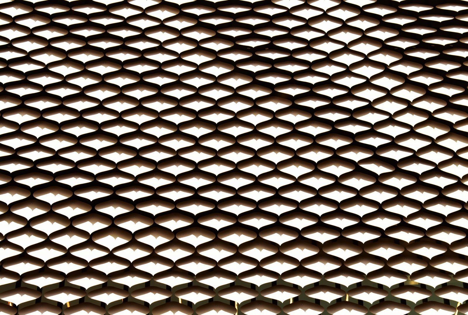 Leaf-inspired aluminium parametric facade screen