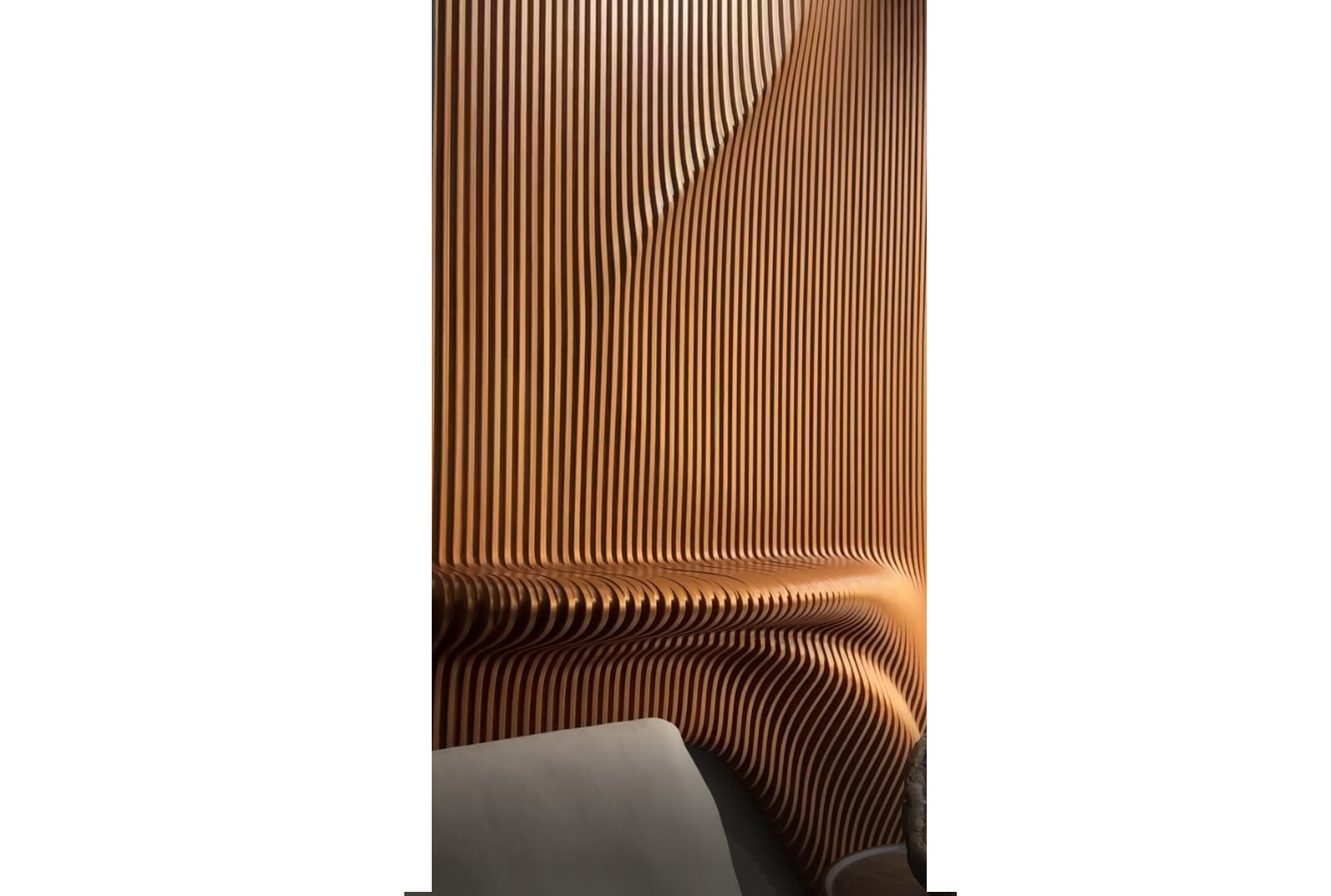 Custom parametric wall design by Axes in Excess