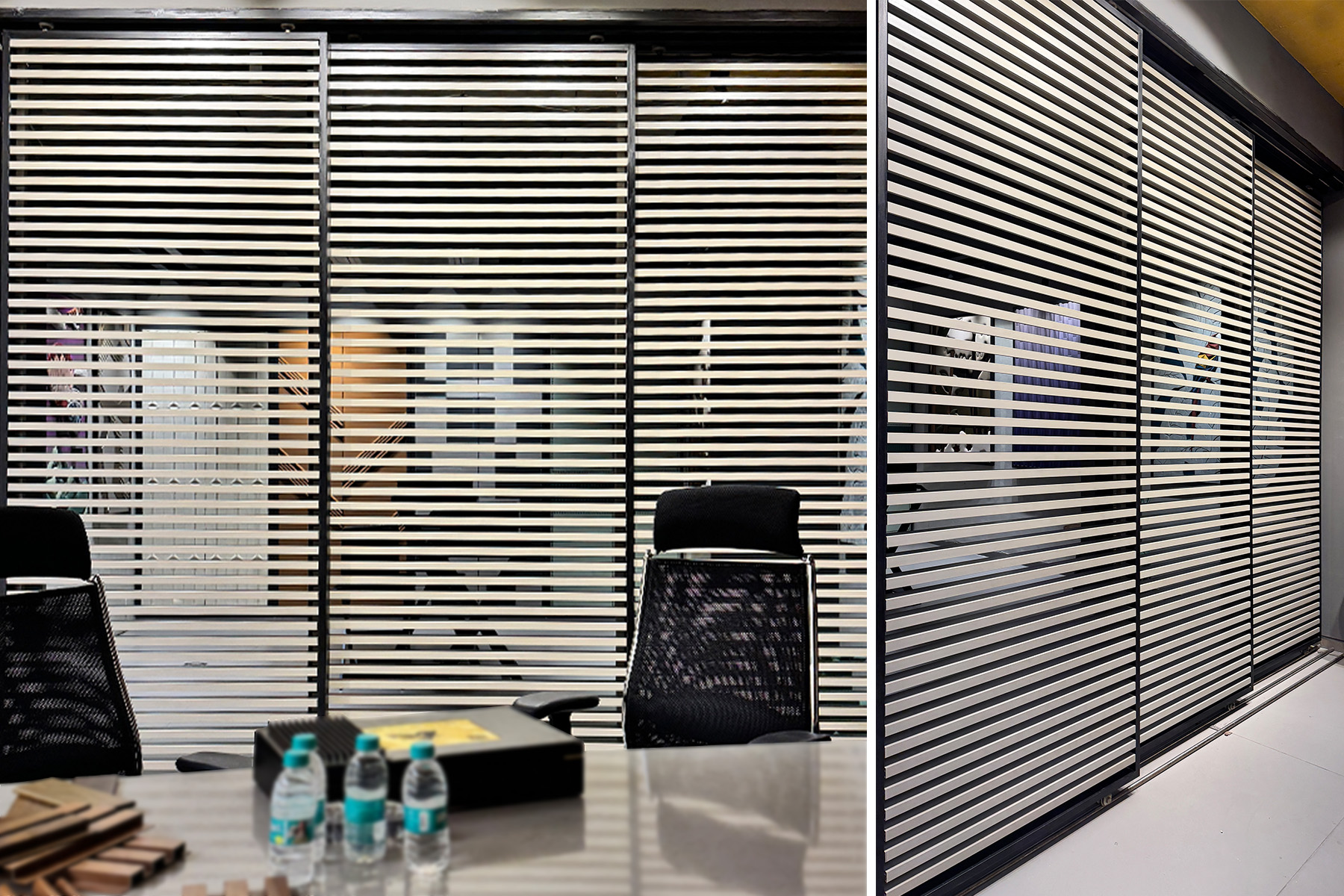 Aluminium Grille Louvers for building elevation