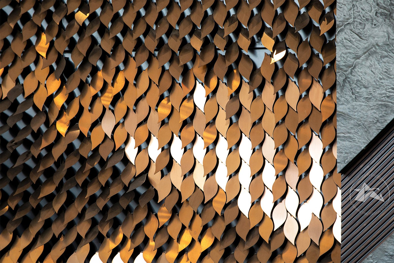 luxury hotel lobby wall design India by axes in excess