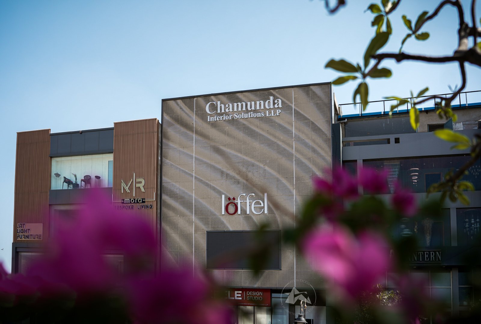 Coin Matrix metal facade for Chamunda Hardware Jaipur