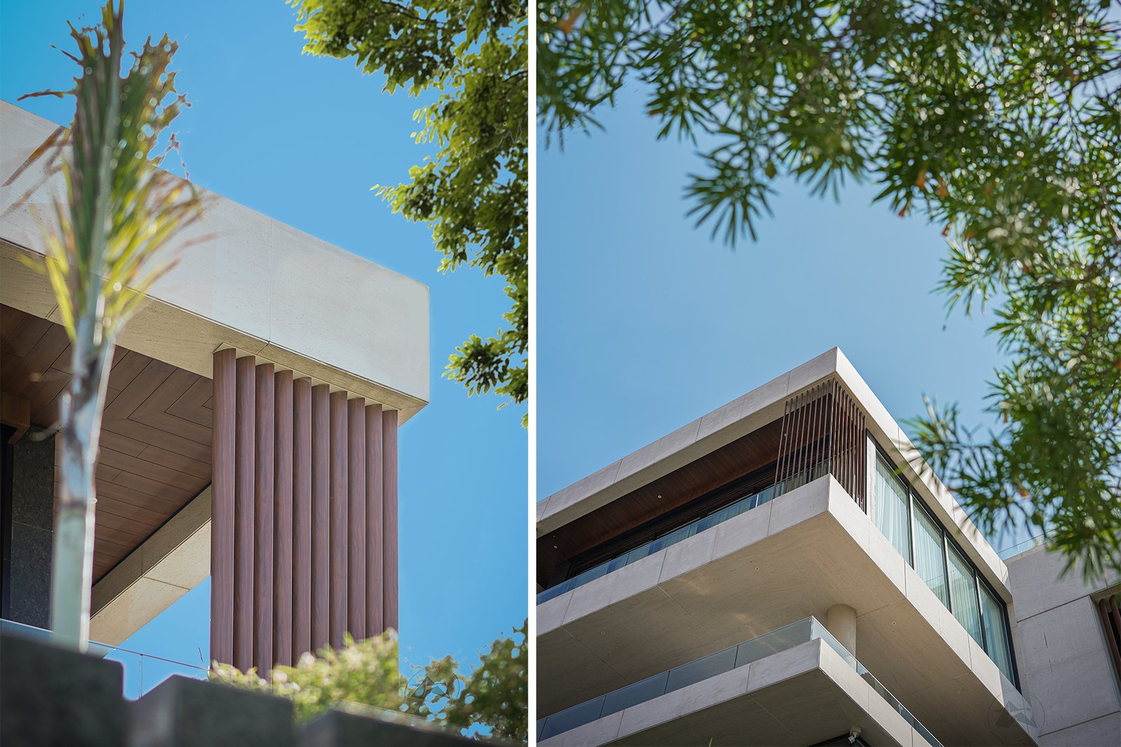 Contemporary home facade by Axes in Excess