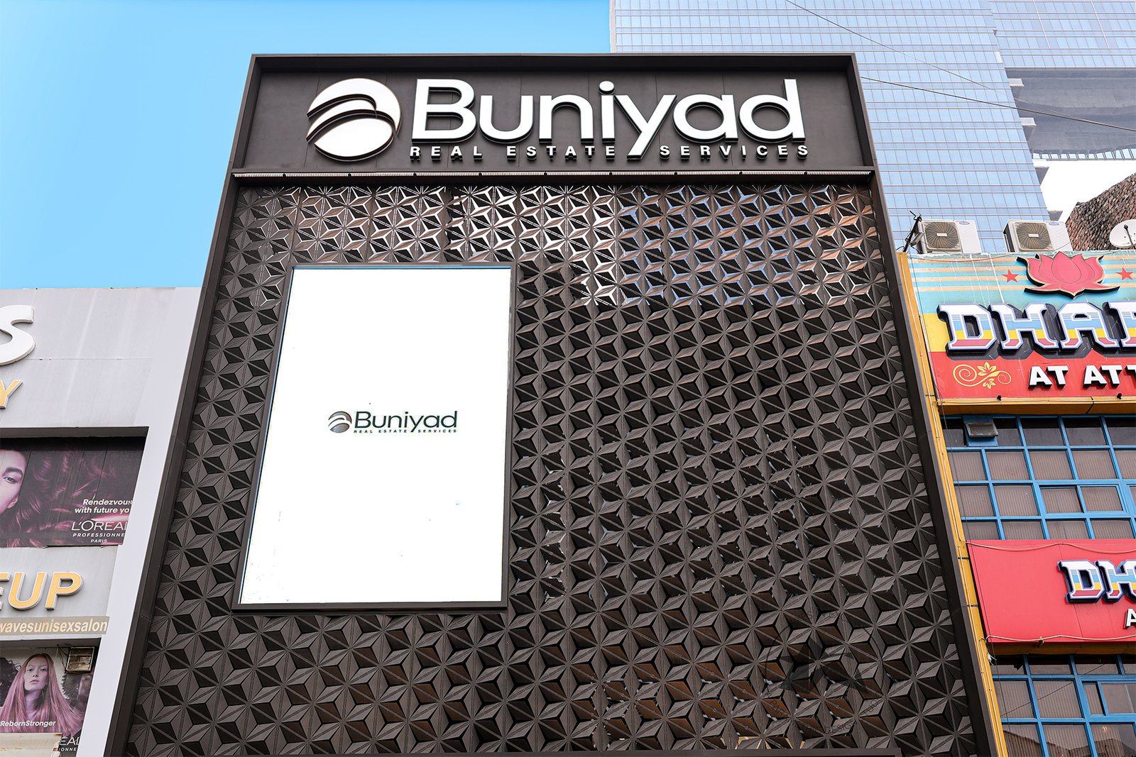Parametric metal facade design for corporate office in Noida