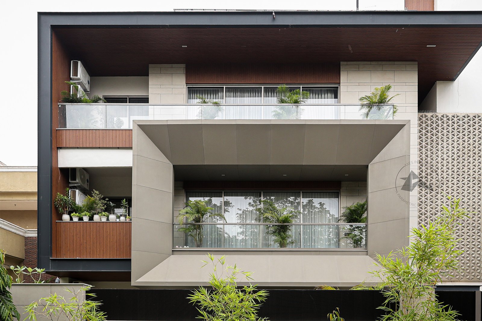 olid cassette aluminium cladding for modern house facade