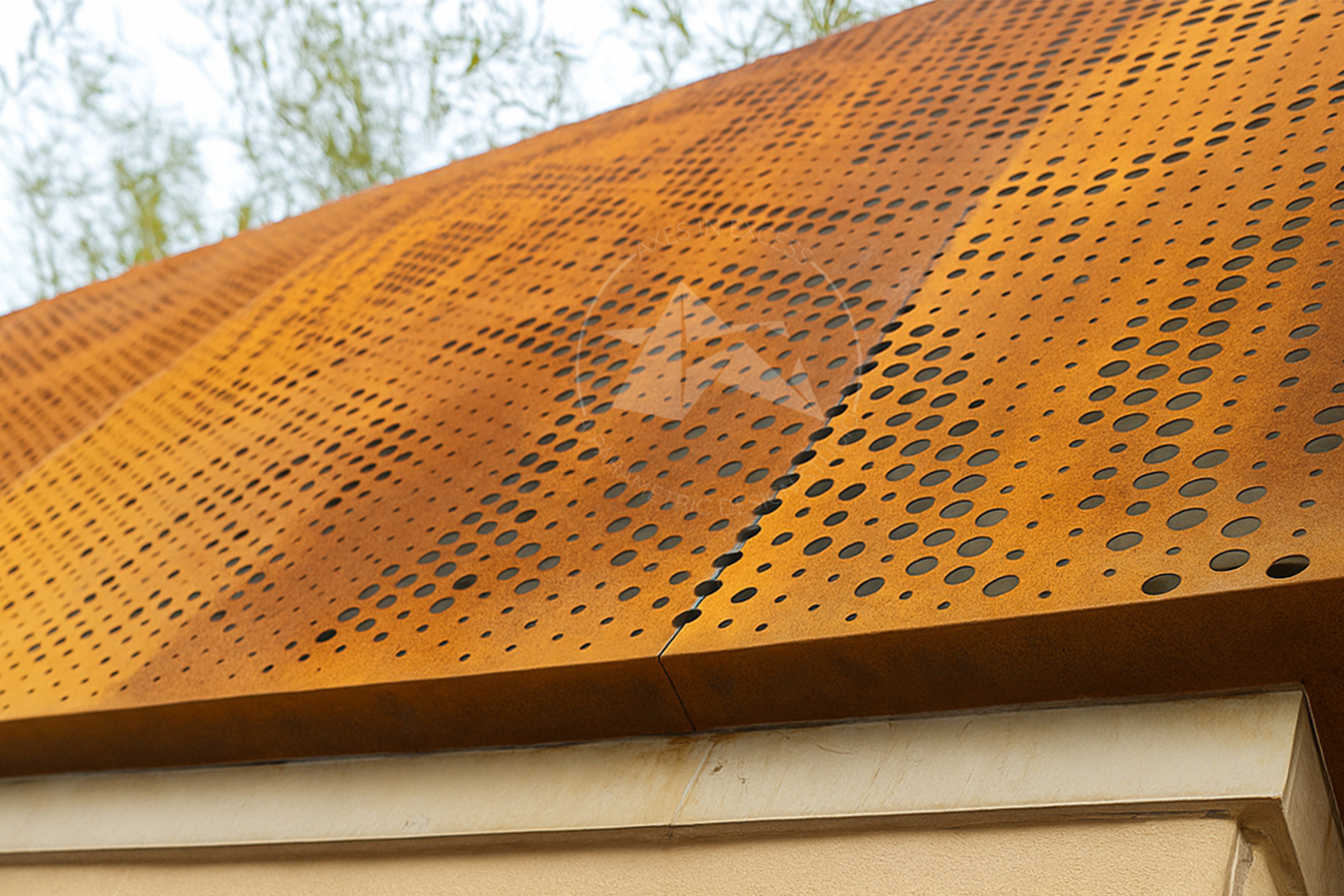 Expertise in corten steel façades crafted with precision metal design – Axes in Excess.