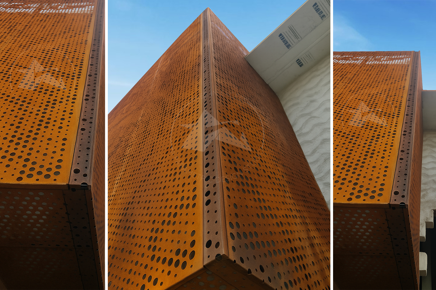 Axes in Excess – Specialists in bespoke corten steel façade design.