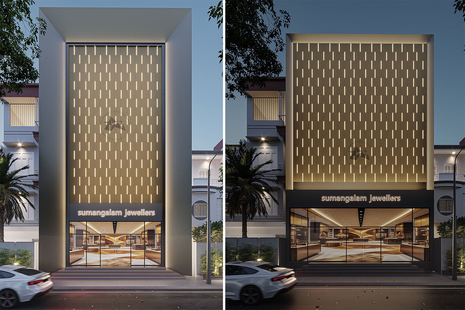 Axes in Excess, delivering innovative and elegant metal façade solutions for jewellery retail spaces